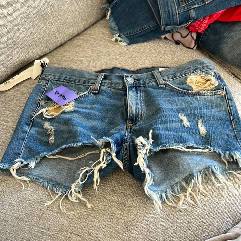 Rag and Bone Winnie cutoff short